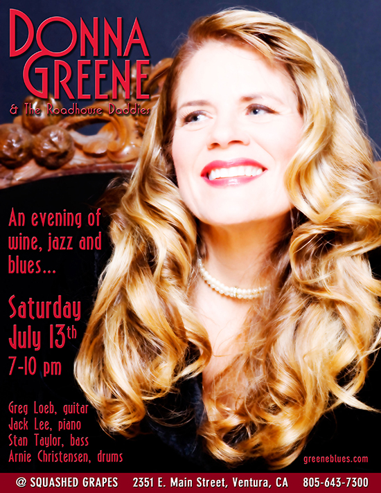Donna Greene at Squashed Grapes 7/13/13